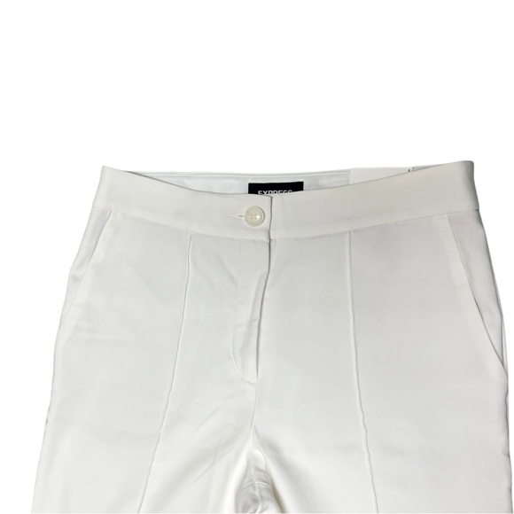 EXPRESS NWT White Ankle High Rise Seamed Pants (4R) - Picture 6 of 8